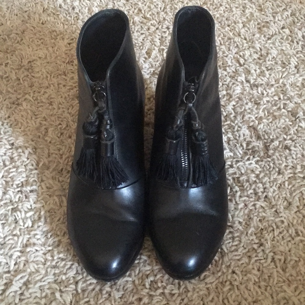 Rag and Bone Black Tassel Bootie